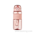 2022 new desined 630ml/780ml bottle sport and bpa free water bottle with straw